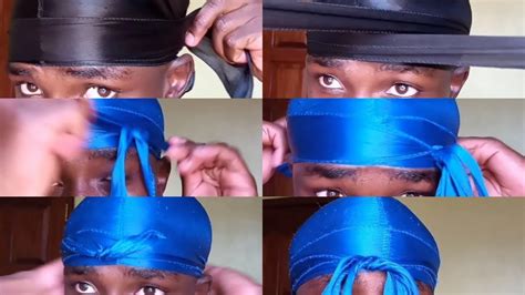 different ways to tie durag.